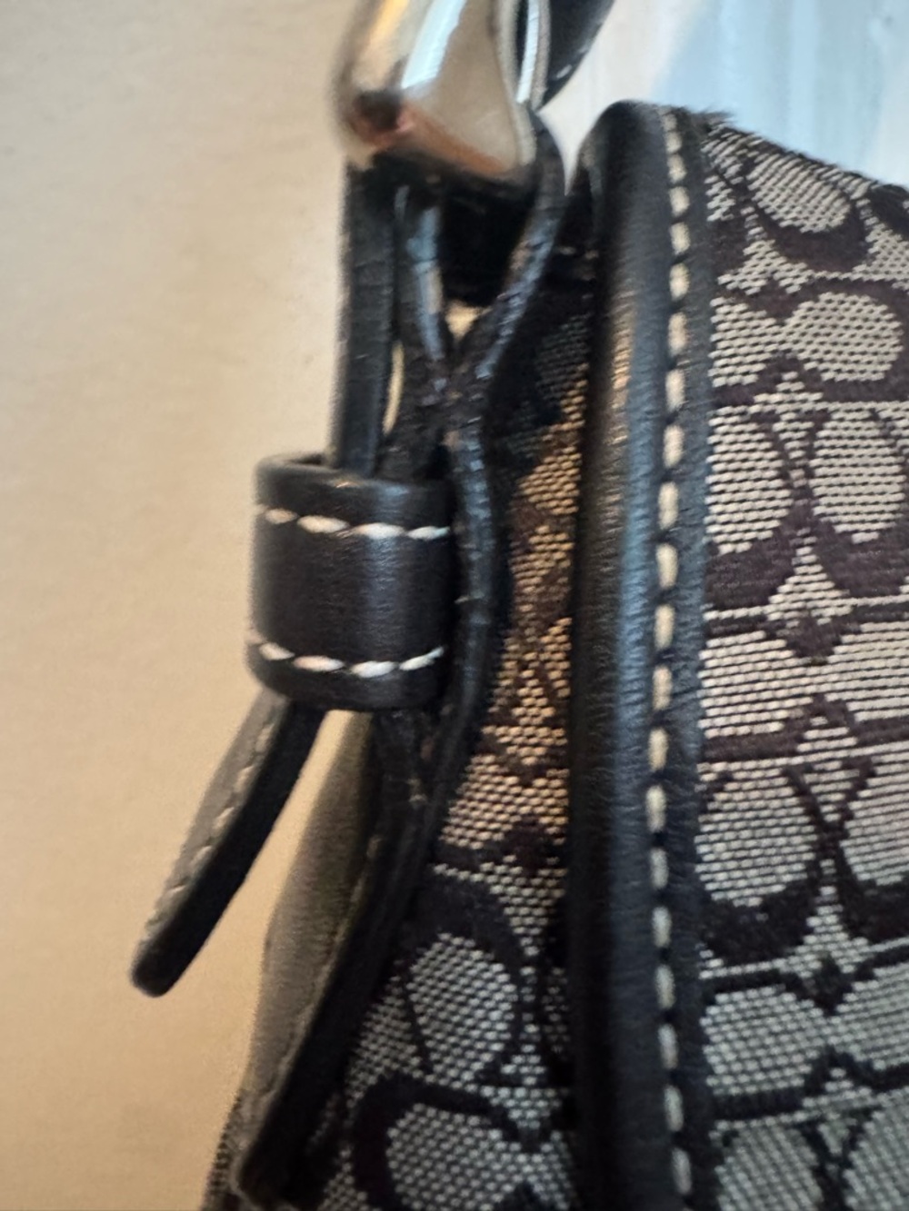 SOLD! Do not purchase! Black and Gray Coach Soho Shouder bag - Picture 8 of 12